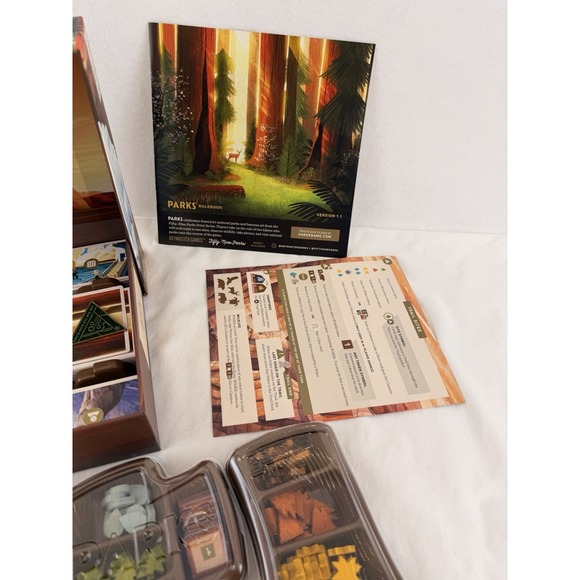 PARKS Board Game 2019 Keymaster Games 1st Edition Complete w Gametrayz - Picture 4 of 6